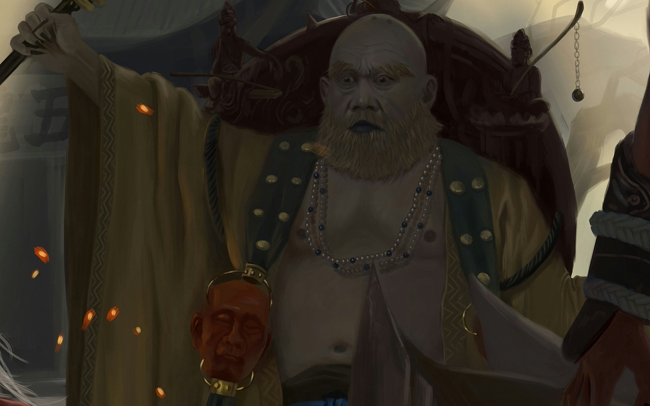 黑神话同人插画，无论好与坏，都算苦修。（图ZMzg5NzgyMTA4） - 艺术插画 - 站酷设计师李小桐原创素材 - 站酷ZCOOL