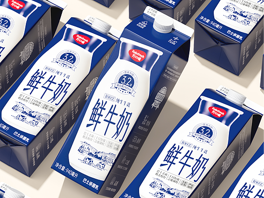 包装设计｜活用超级符号，打透牛奶品质认知