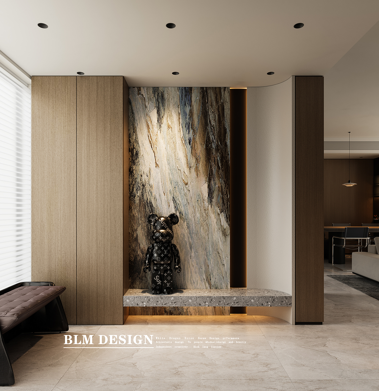 现代--白龙马效果图