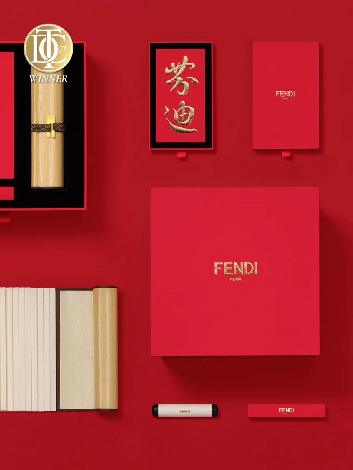 用传统文化拉近品牌于用户-FENDI新年书法文帖套装｜365天的好设计NO.80（图ZMTUwNzczNDA=） - 观点 - 站酷设计师站酷资讯原创素材 - 站酷ZCOOL