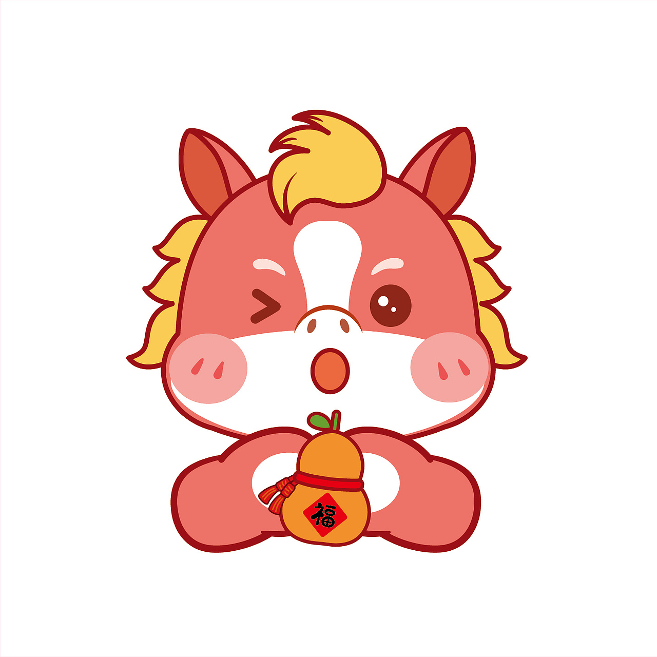 可爱的小马驹IP卡通形象插画图片设计（图ZMzg5NzkyMTQ4） - 商业插画 - 站酷设计师阿茹生肖IP原创素材 - 站酷ZCOOL