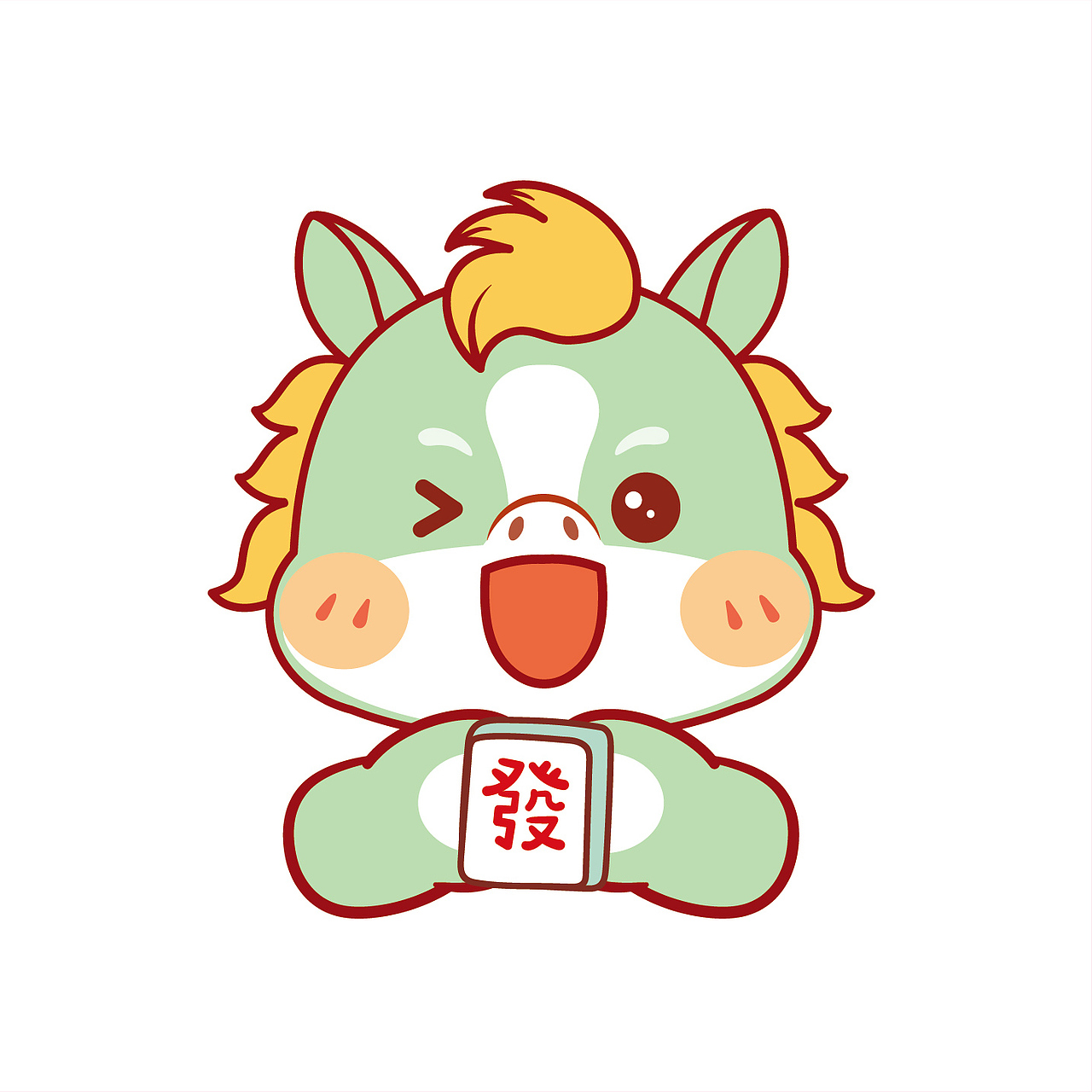 可爱的小马驹IP卡通形象插画图片设计（图ZMzg5NzkyMTQ0） - 商业插画 - 站酷设计师阿茹生肖IP原创素材 - 站酷ZCOOL