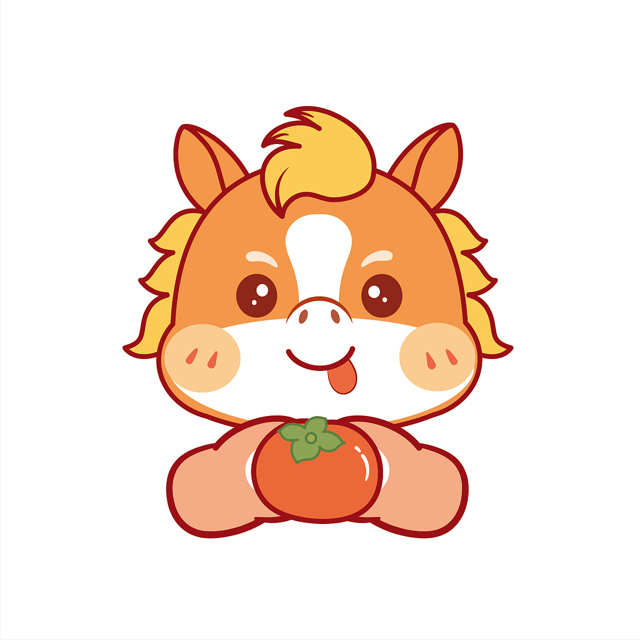 可爱的小马驹IP卡通形象插画图片设计（图ZMzg5NzkyMTY0） - 商业插画 - 站酷设计师阿茹生肖IP原创素材 - 站酷ZCOOL