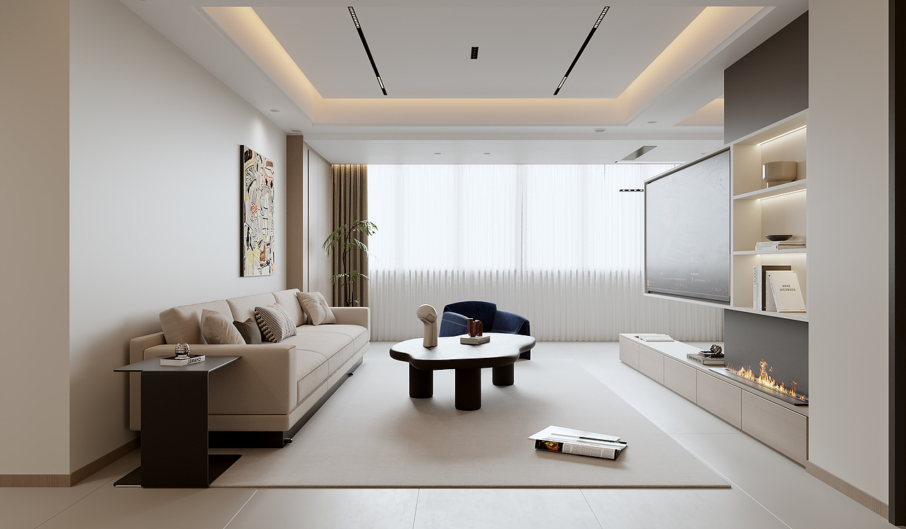 现代简约家装渲染