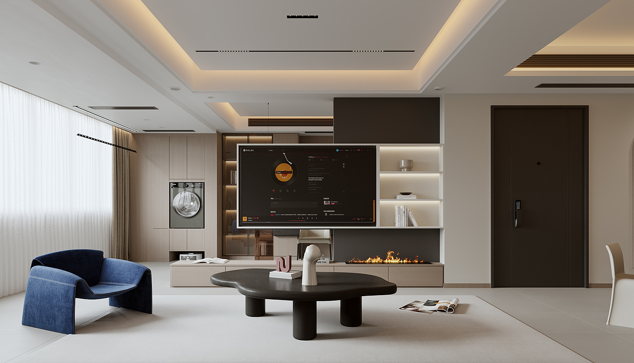 现代简约家装渲染