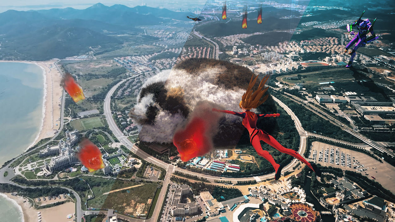 捕获巨型生物行动（实景合成练习）（图ZMzg5ODA4NjY4） - 场景 - 站酷设计师SHAWZONG原创素材 - 站酷ZCOOL