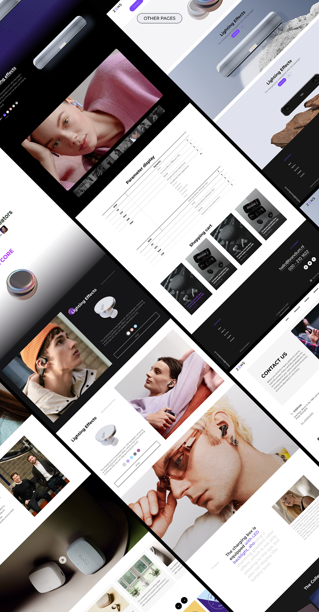 「极简慕枫」-网页设计- zensbuds（图ZMzg5ODEwOTA4） - 企业官网 - 站酷设计师极简慕枫_Gawain原创素材 - 站酷ZCOOL