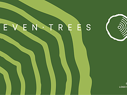 七棵树logo图形创意设计