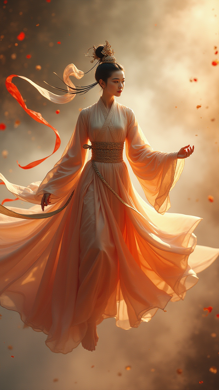 AIGC超现实摄影：敦煌元素 × 杂志大片的描金质感生成方程式