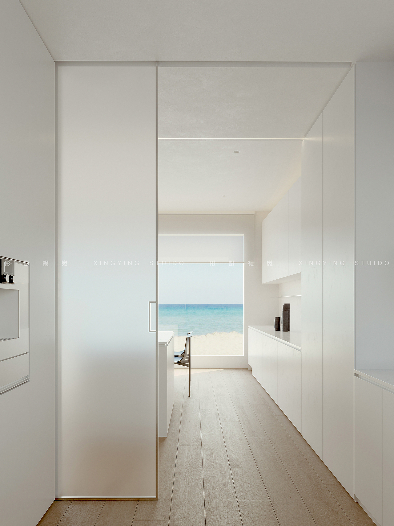 白色极简空间——形影视觉