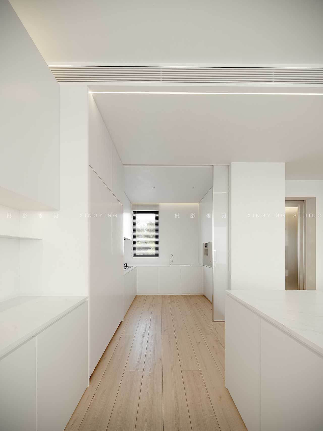 白色极简空间——形影视觉