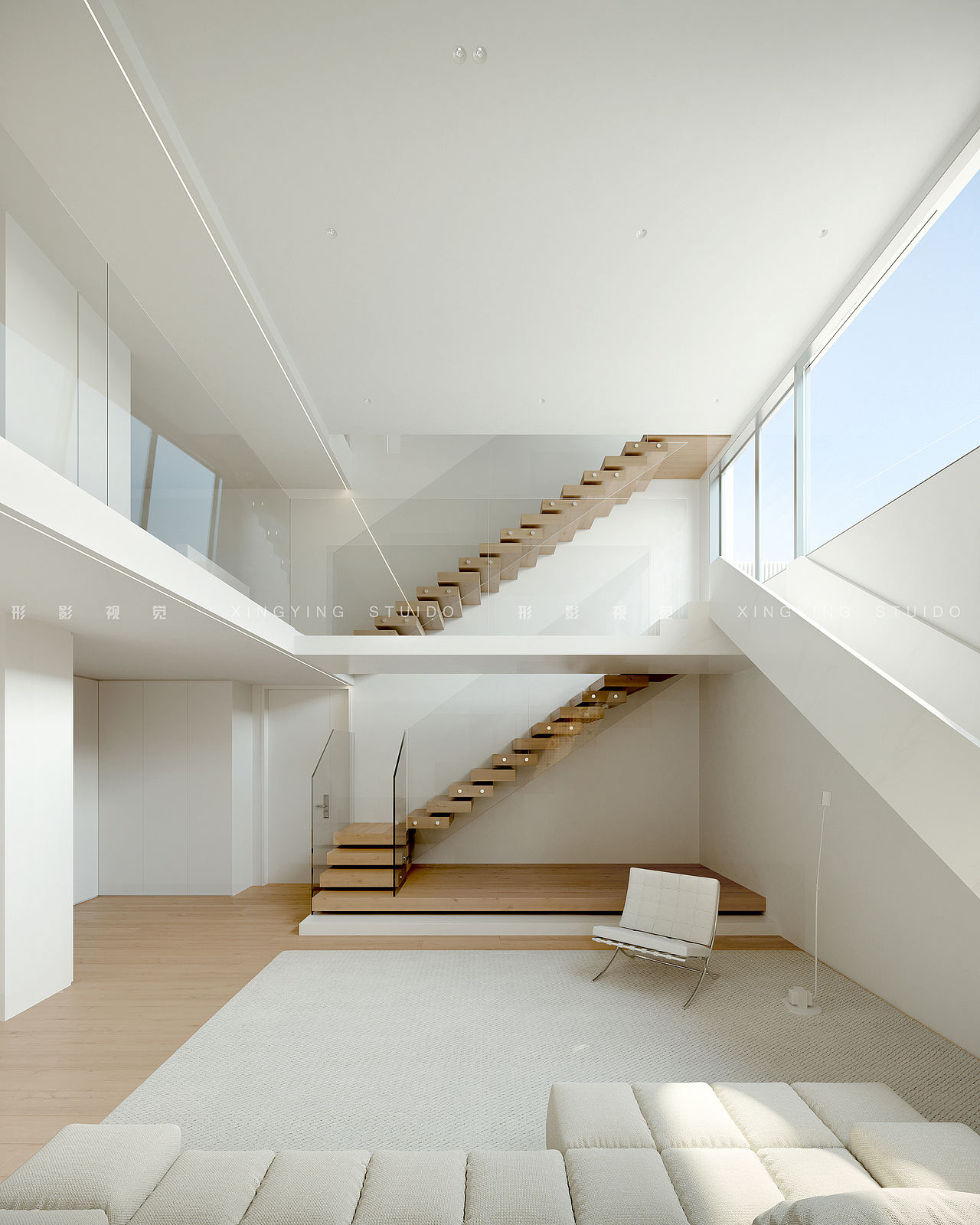 白色极简空间——形影视觉