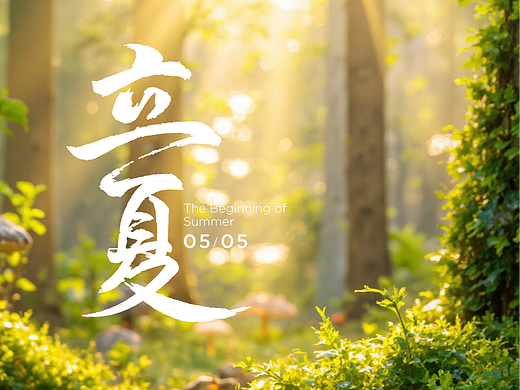 立夏海报
