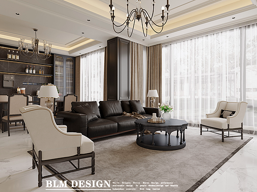 法式--白龙马效果图咔咔