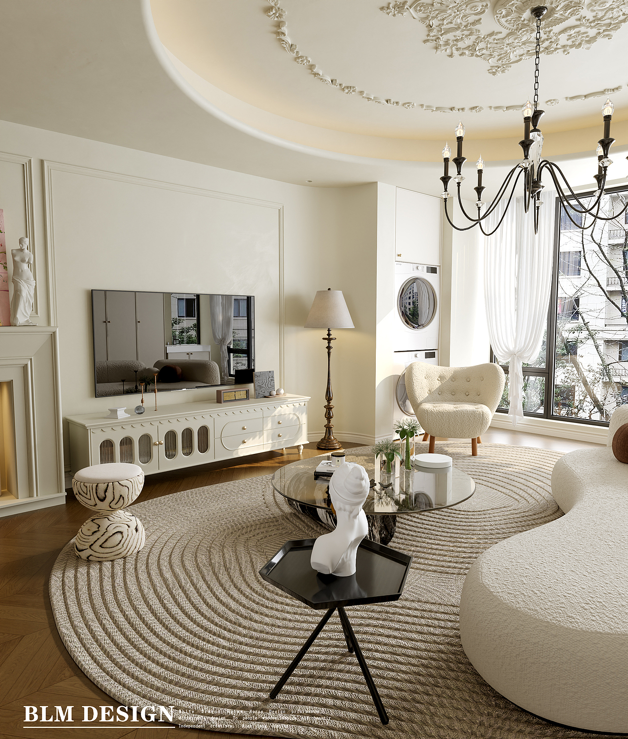 法式-白龙马效果图