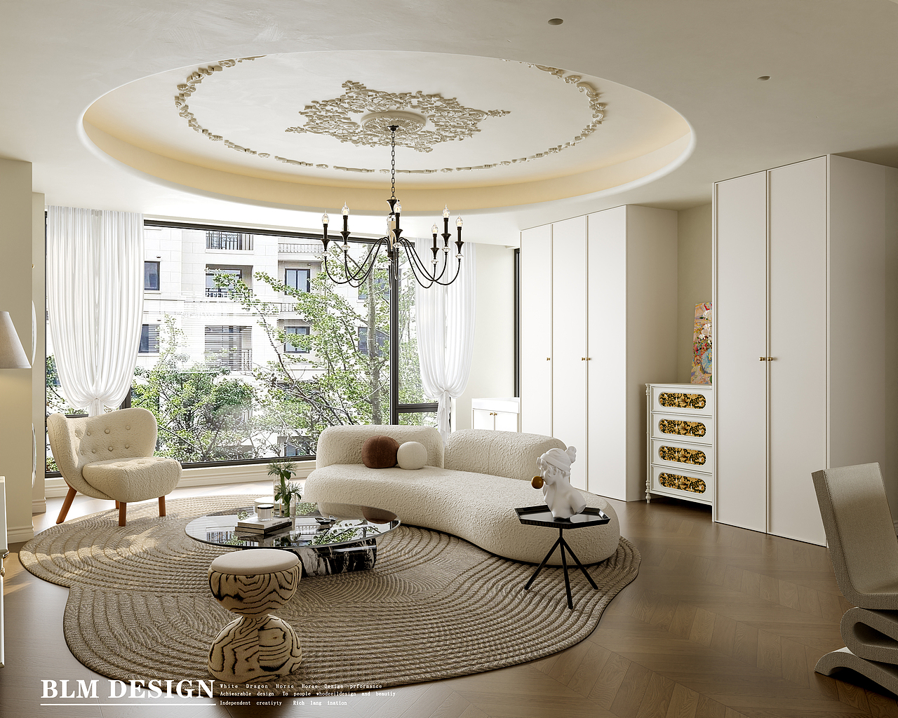 法式-白龙马效果图