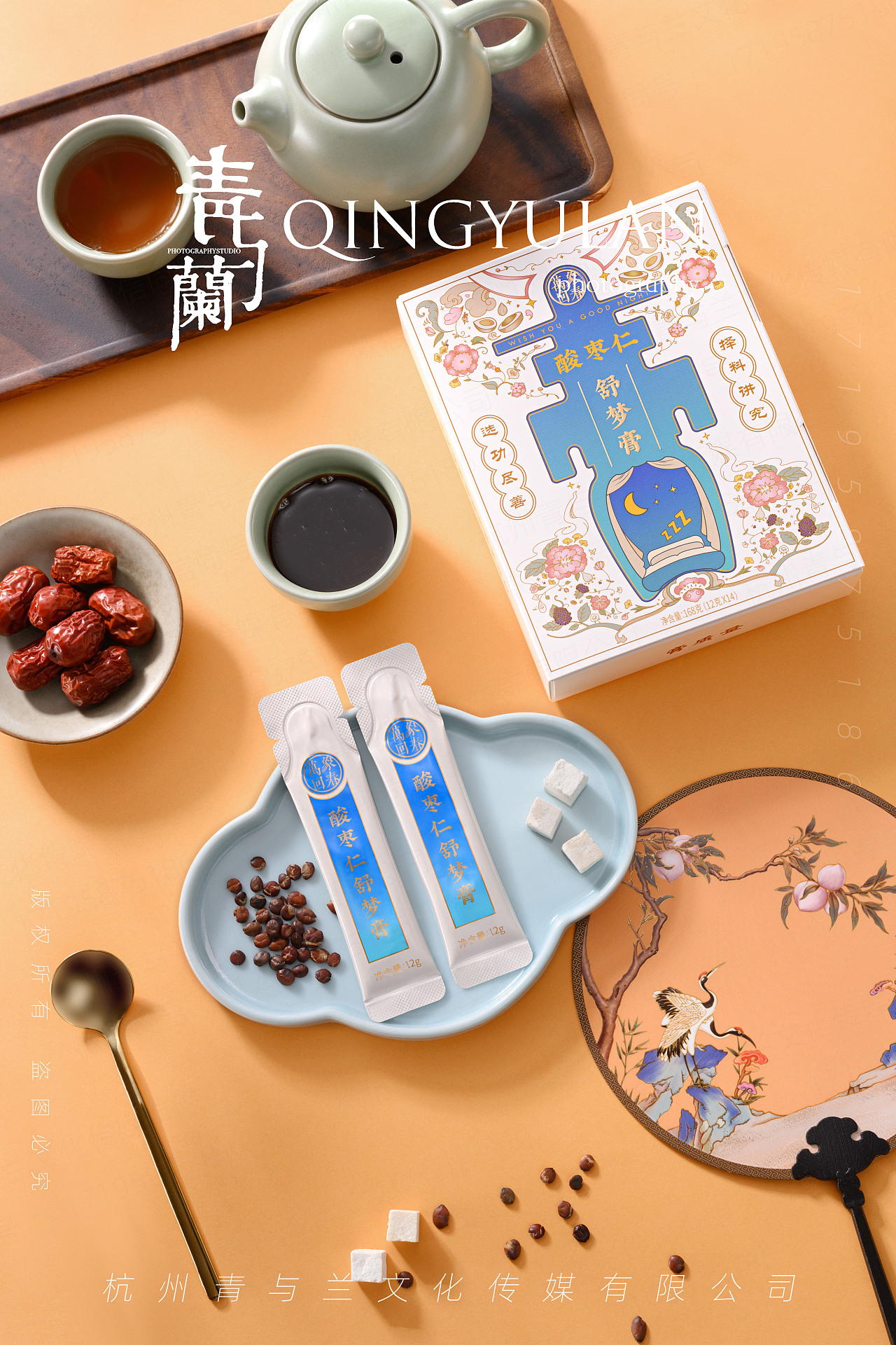 舒梦膏#杭州产品摄影#静物摄影,新中式产品拍摄