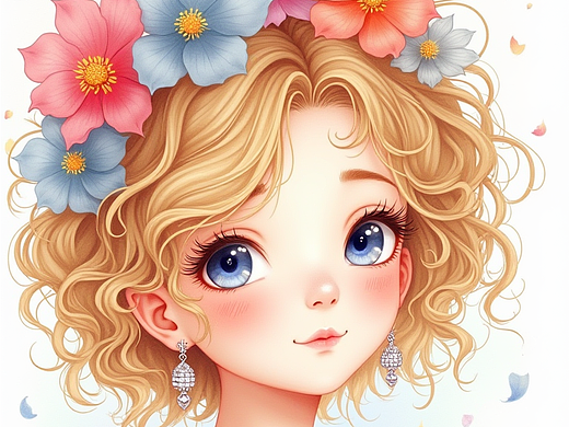 水彩风格的生成逻辑：AIGC编织花朵与流动线条的明亮情绪场