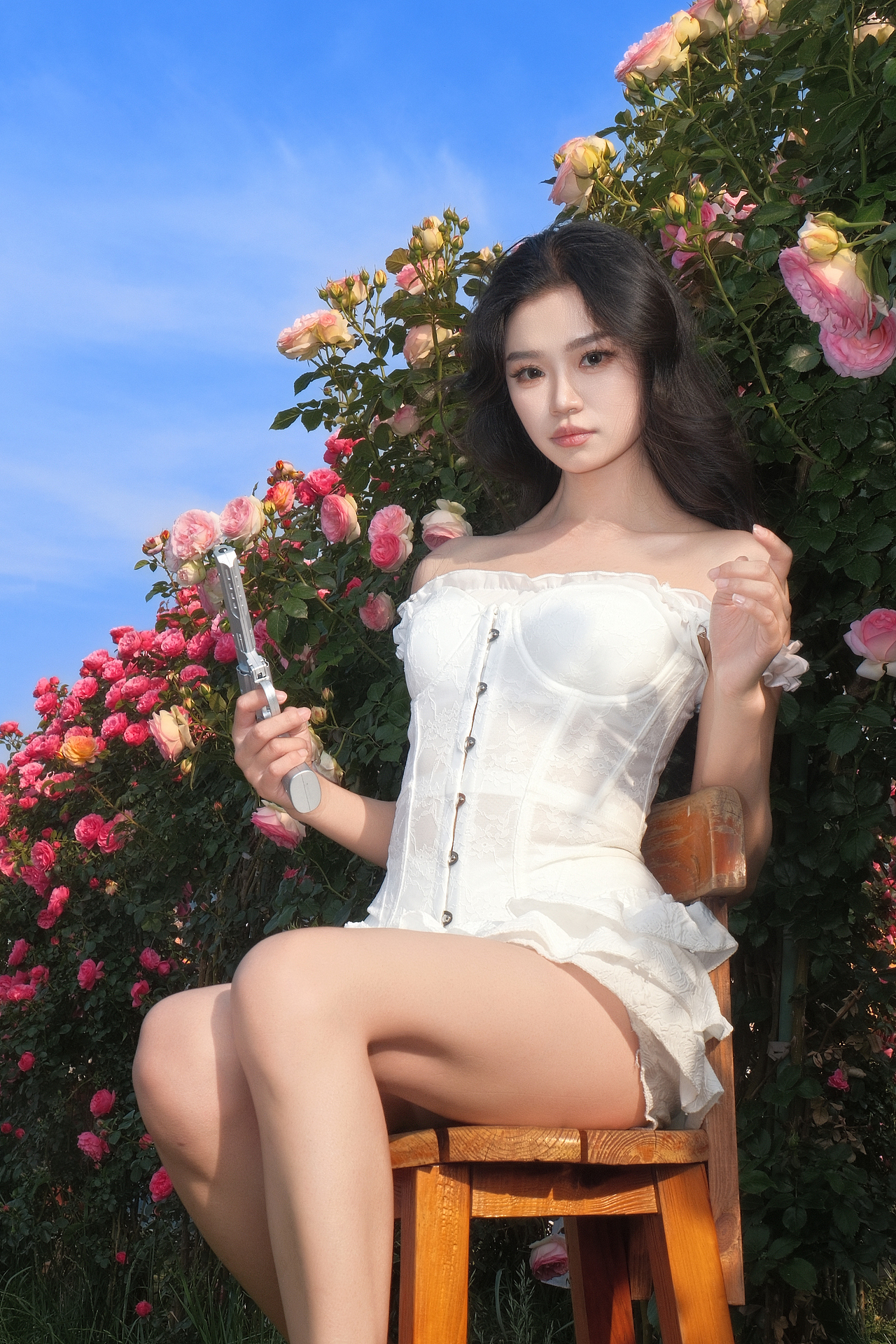 綻放于春天（圖ZMzg5ODQzMDE2） - 人像攝影 - 站酷設(shè)計師胖虎自有妙計原創(chuàng)素材 - 站酷ZCOOL