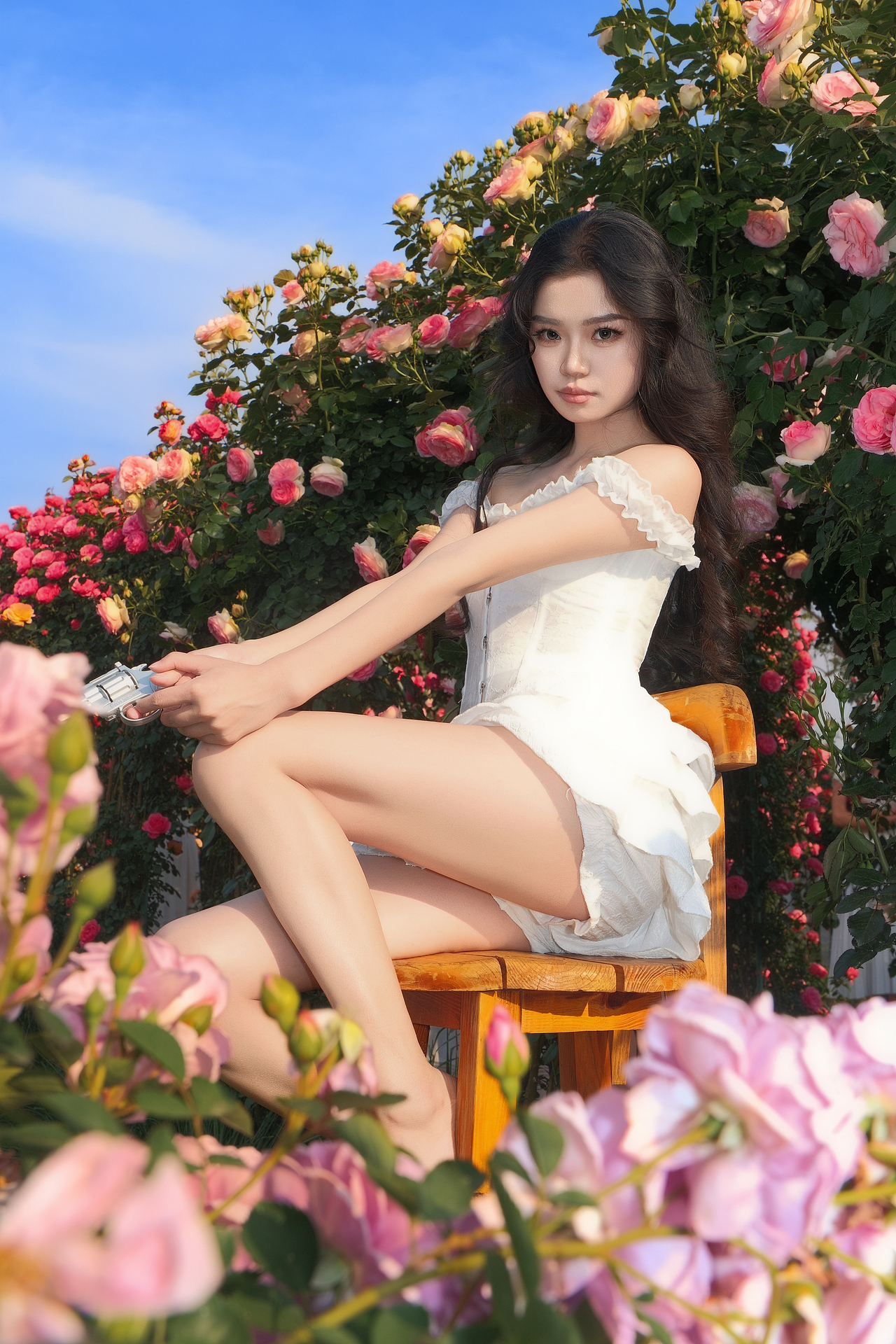 綻放于春天（圖ZMzg5ODQzMDAw） - 人像攝影 - 站酷設(shè)計師胖虎自有妙計原創(chuàng)素材 - 站酷ZCOOL