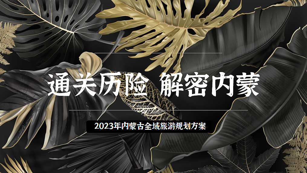 2023内蒙古全域旅游规划方案-83P