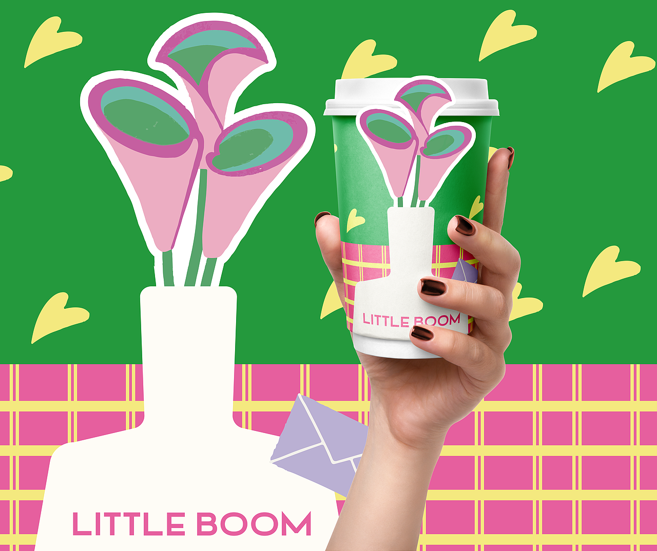 超级好看的奶茶咖啡创意插花杯-有点爆包装