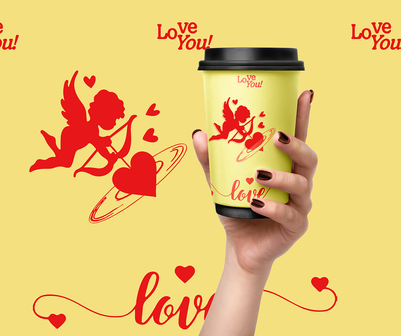 超级好看的奶茶咖啡创意插花杯-有点爆包装