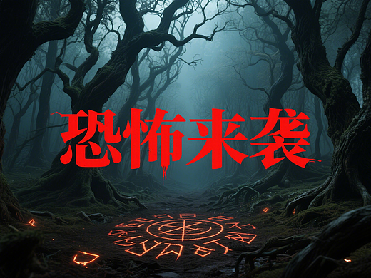 设计宣传恐怖的海报