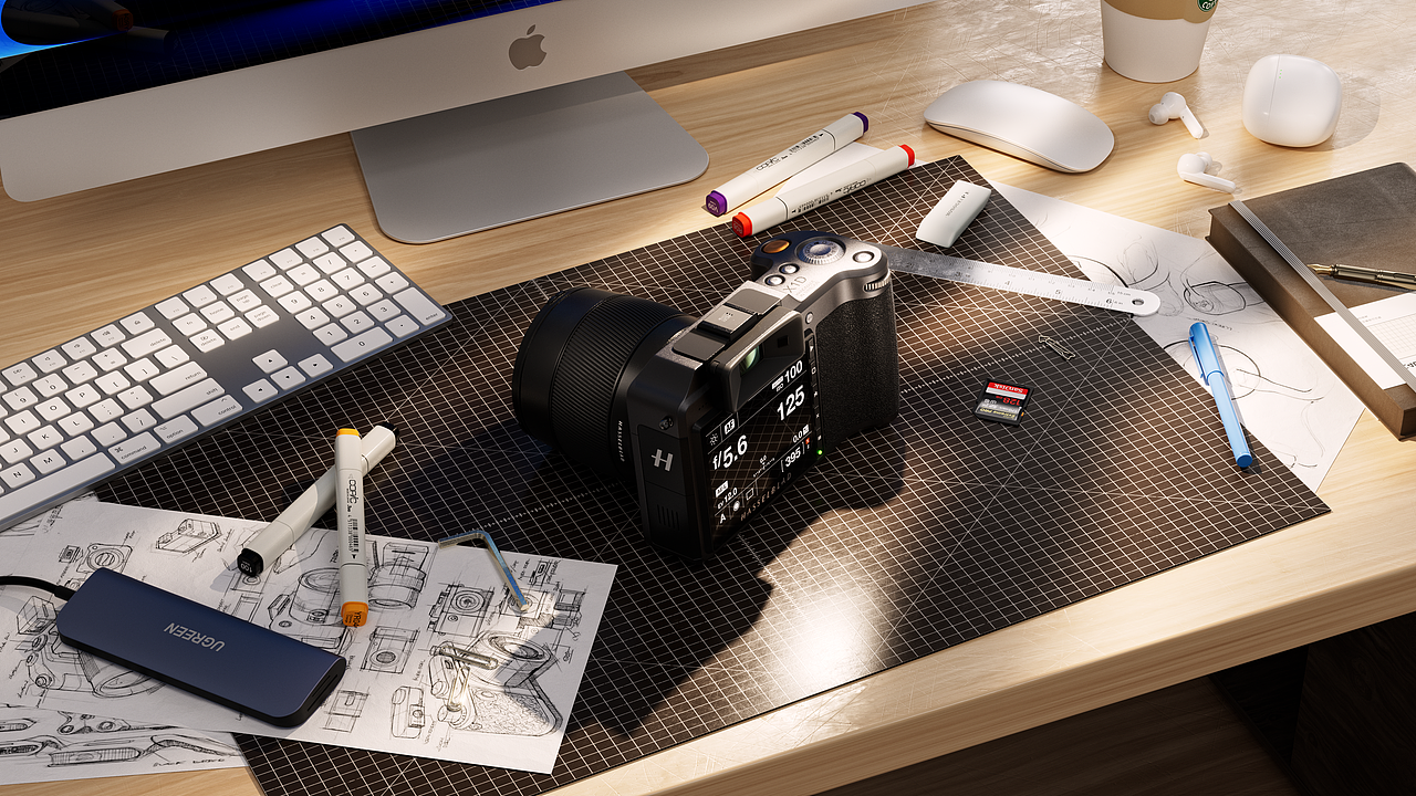 哈苏X1D-50C丨Stylized Rendering（图ZMzg5ODUyNDY4） - 产品 - 站酷设计师朝雨暮霜原创素材 - 站酷ZCOOL