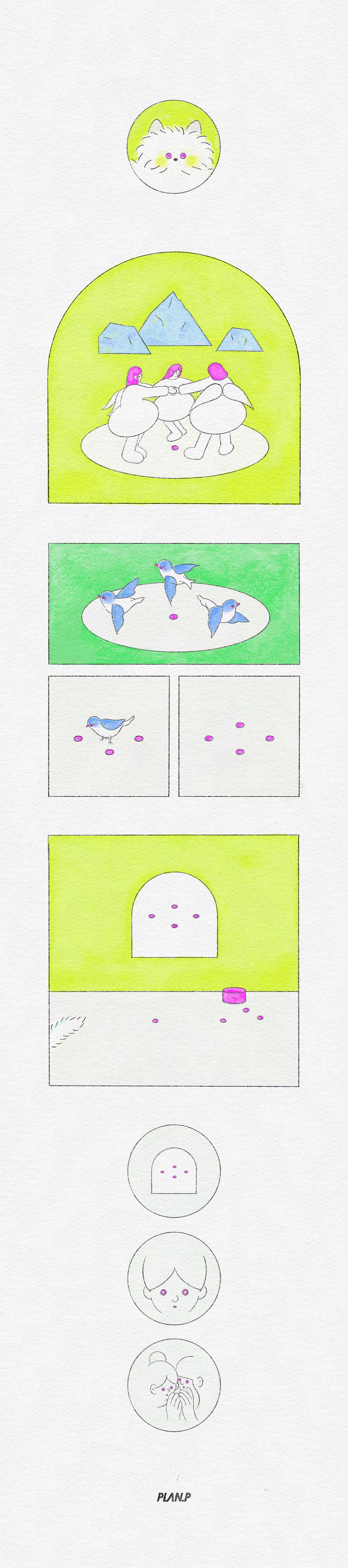 窃窃私语 FURTIVE WHISPERS（图ZMzg5ODU3NjIw） - 中/长篇漫画 - 站酷设计师阿P阿P原创素材 - 站酷ZCOOL