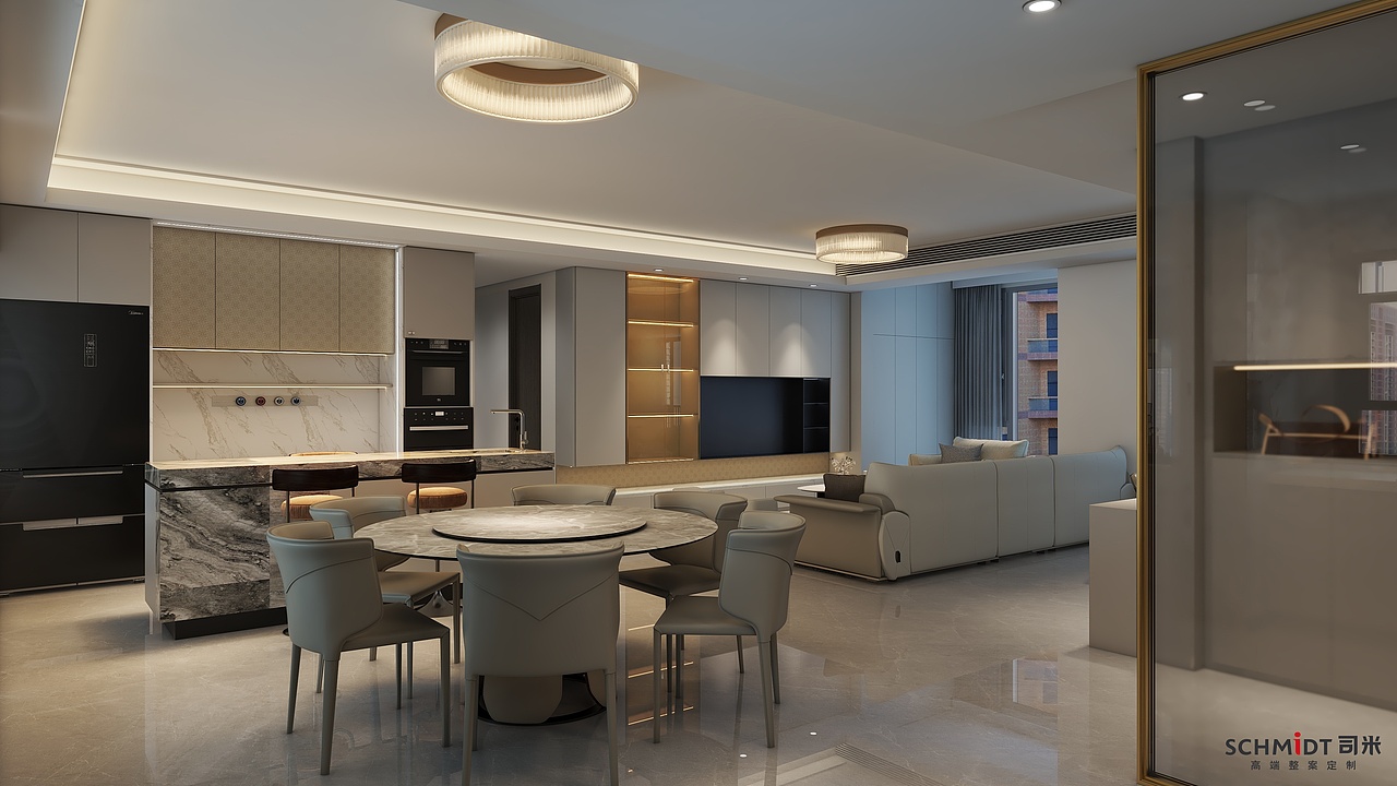 保利朗月｜司米高端定制｜家居设计｜大宅精装修（图ZMzg5ODYxMjg4） - 家装设计 - 站酷设计师设计师高庭原创素材 - 站酷ZCOOL