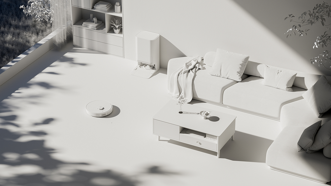 日常渲染——扫地机器人