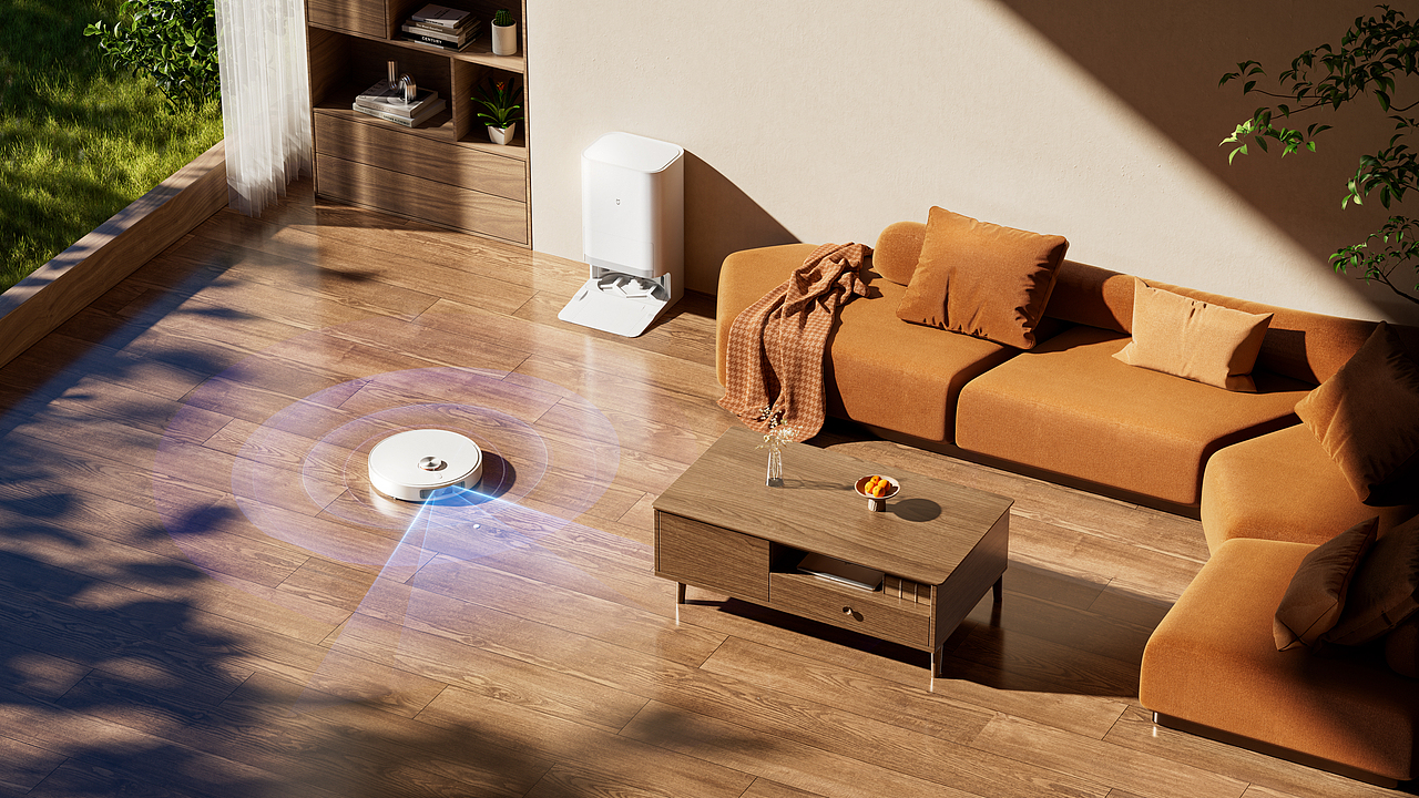 日常渲染——扫地机器人