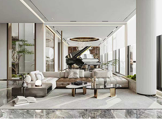 家装别墅效果图分享~