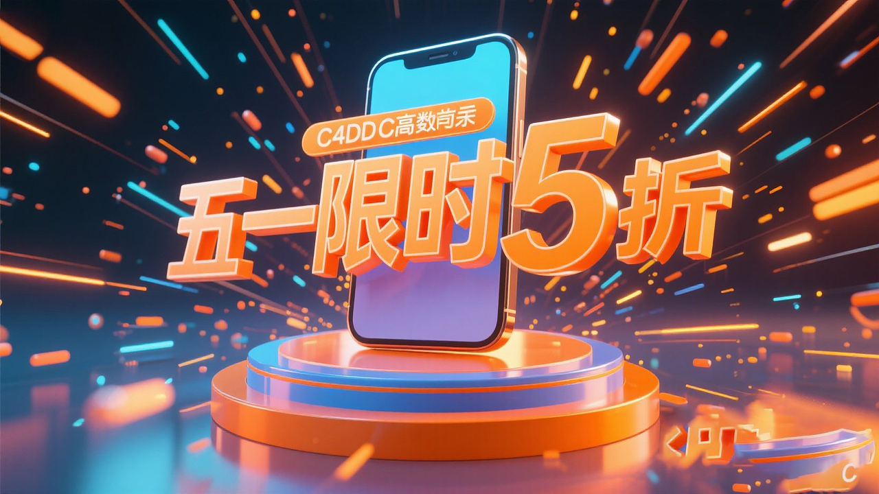 手机五一限时5折购