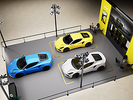 汽车展区效果图