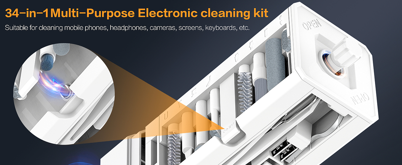 34合1-多功能清洁套装3d建模（图ZMzg5ODgzNTMy） - 生活用品 - 站酷设计师木7设计原创素材 - 站酷ZCOOL