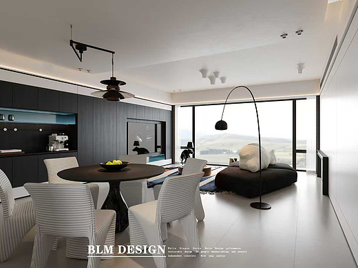 现代简约-白龙马效果图