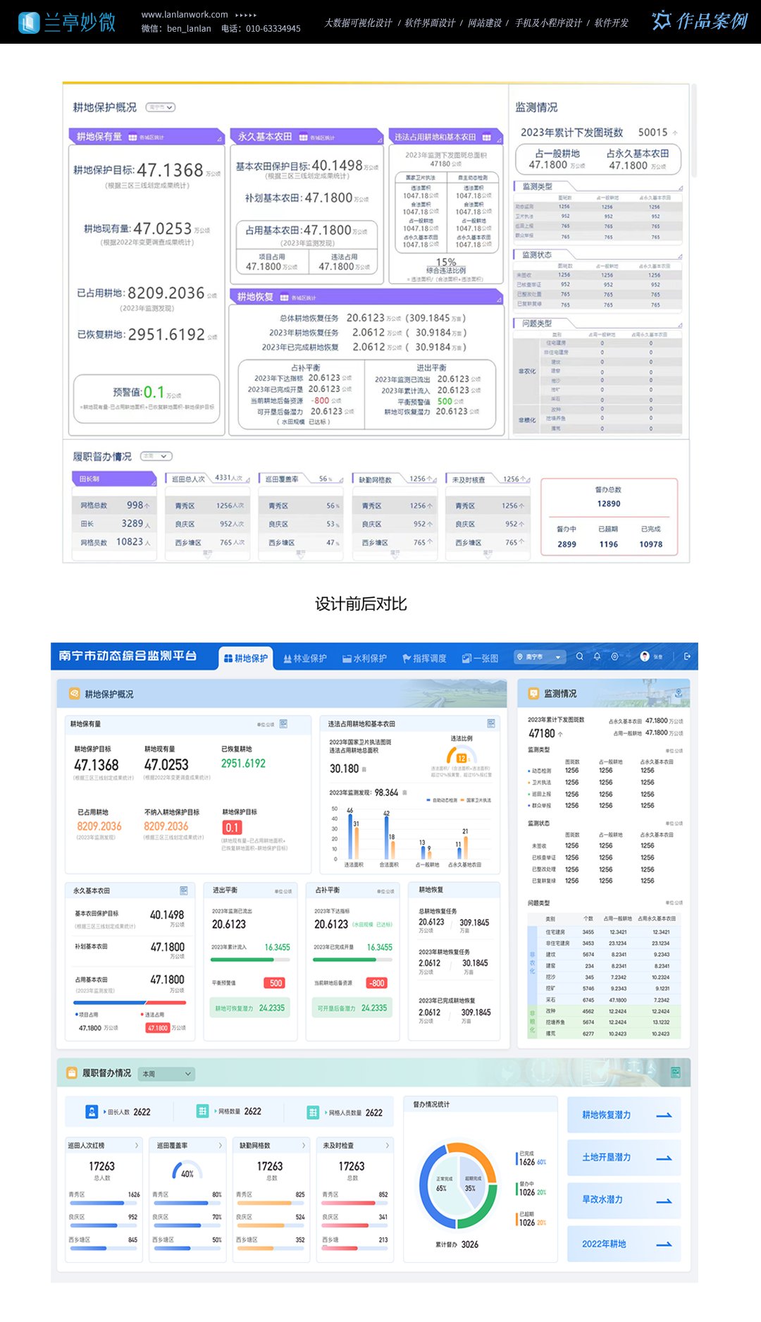兰亭妙微：全流程交互设计和设计前后对比