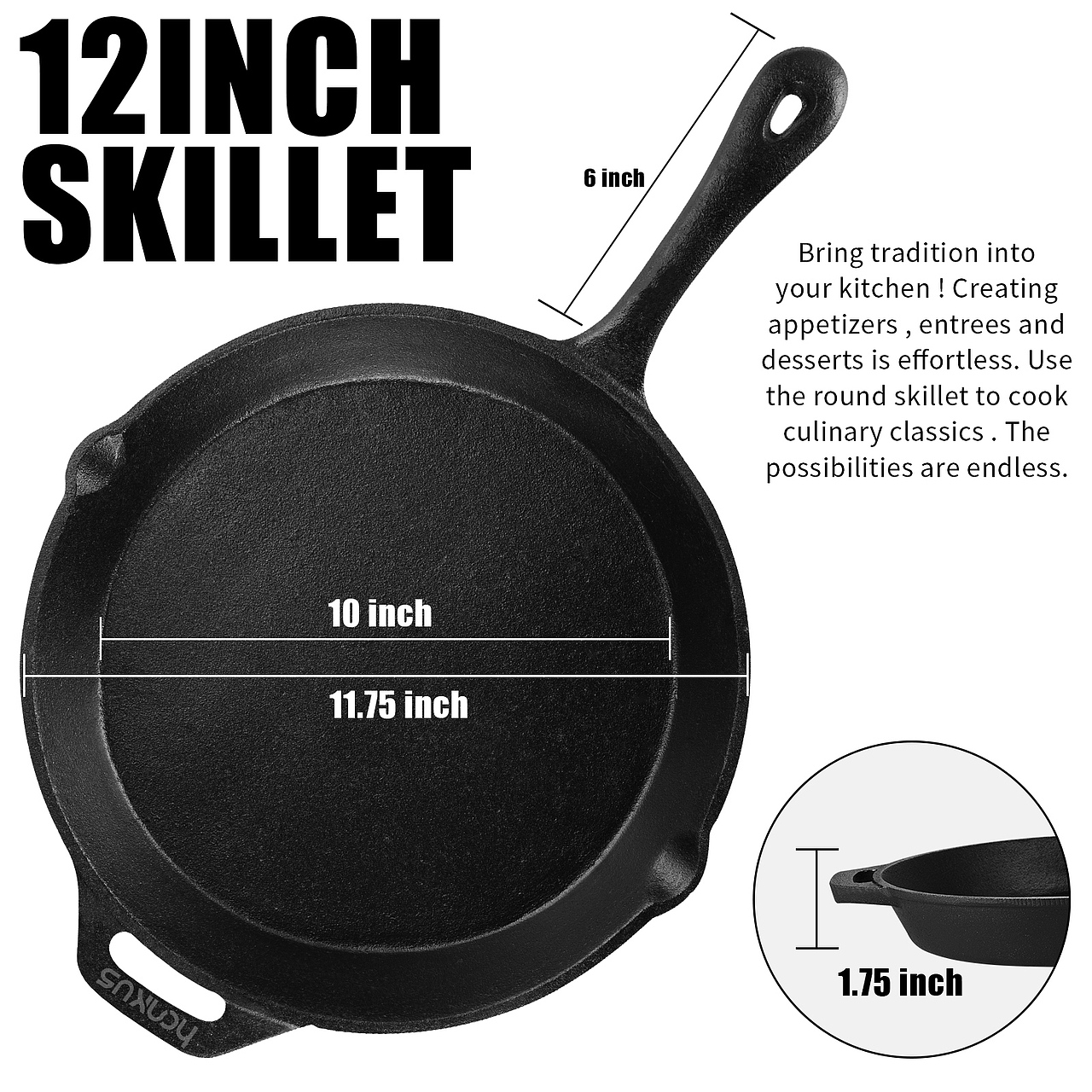 平底锅亚马逊主图拍摄高级A+设计