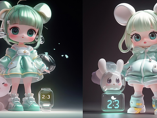 春天-超可爱/IP设计/小手办（个人主页-ZNzE4NDAxNjg=） - AI作品 - 站酷设计师七七的崽原创素材 - 站酷ZCOOL