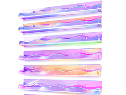 3d建模-彩色悬浮架