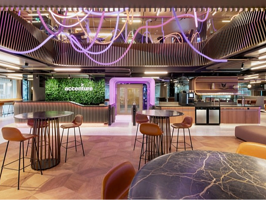 活力和流动性贯穿整个建筑 创新、发明和工业定义了室内设计的身份