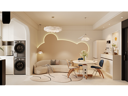 奶油風(fēng)格--一居室溫馨小家原創(chuàng)設(shè)計