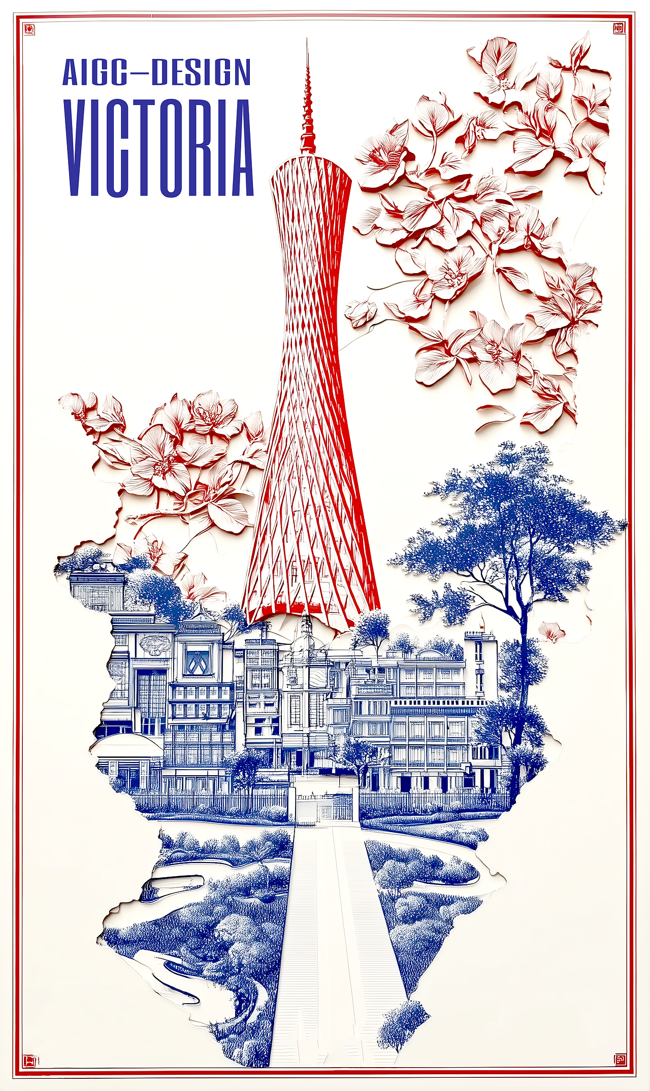 AIGC-《广州-木棉花》（图ZMzg5OTA2MDQ0） - AI作品 - 站酷设计师AIGCVictoria原创素材 - 站酷ZCOOL