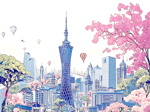 AIGC-《广州-木棉花》