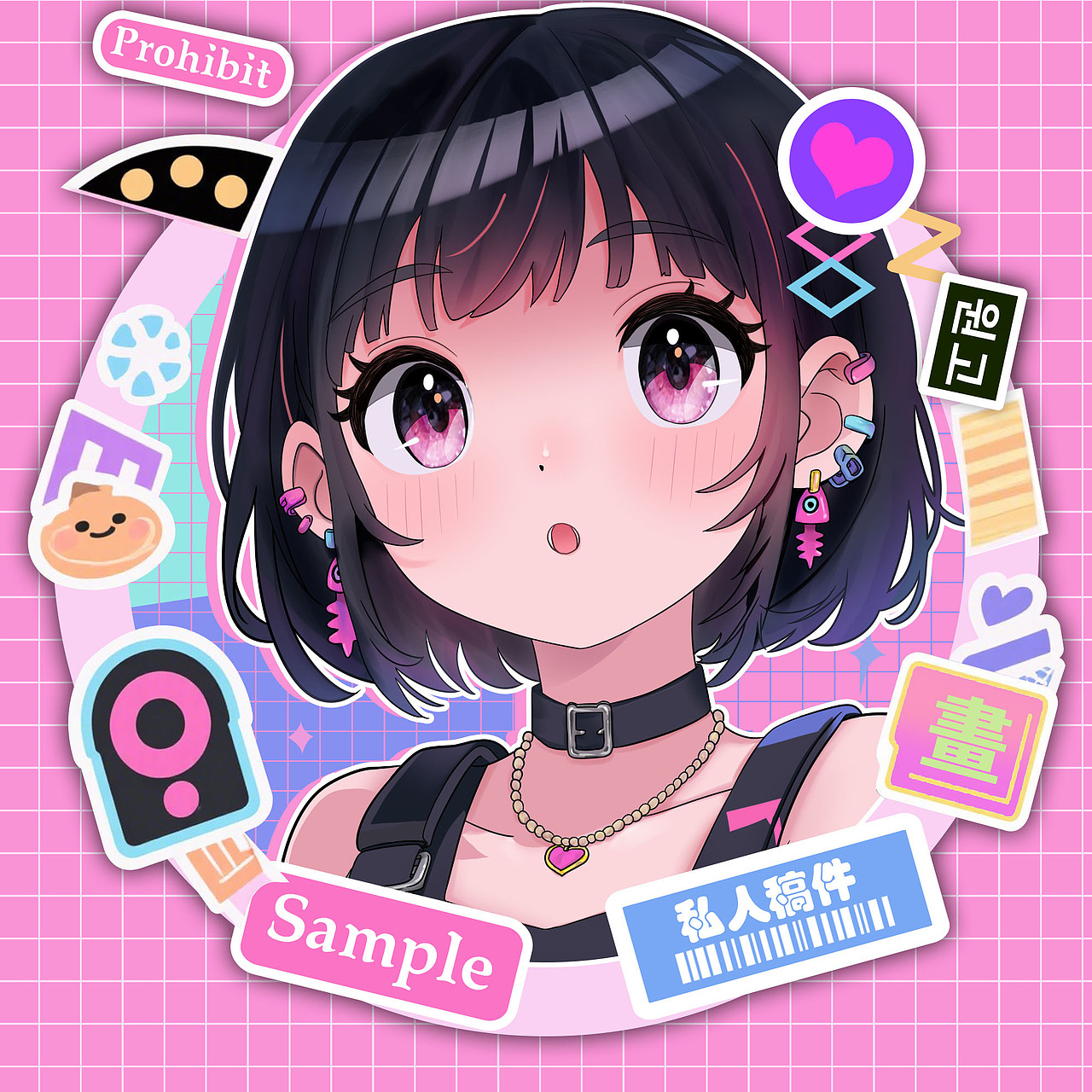 头像三枚❤️（图ZMzg5OTE2OTUy） - 商业插画 - 站酷设计师己笔己画原创素材 - 站酷ZCOOL