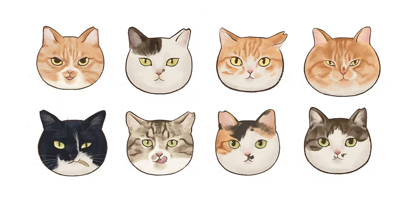 南航流浪猫文创（图ZMzg5OTI3Mzc2） - 艺术插画 - 站酷设计师雨城Yucheng原创素材 - 站酷ZCOOL