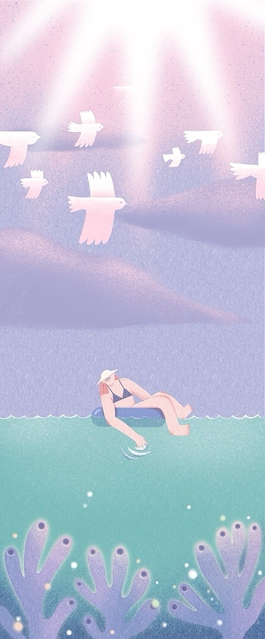 DIVING【编辑插画】