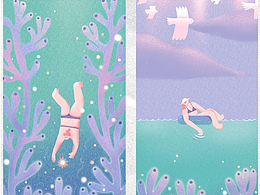 DIVING【编辑插画】